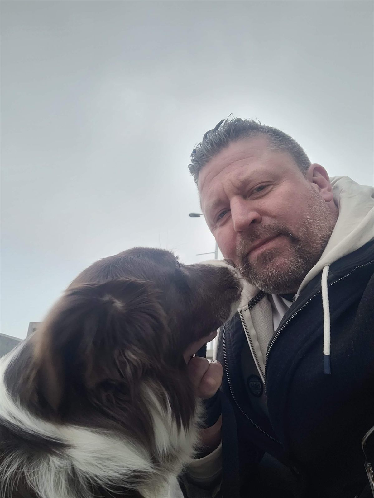 anytimebins man with dog web